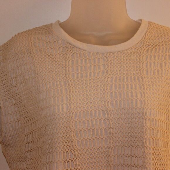 ZARA Ivory  Long Sleeve Top women Size Small - Picture 5 of 7